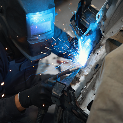 Simms Body Shop collision repair facility in Clio MI